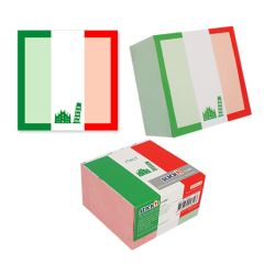 Notes autoadeziv cub 70mm x 70mm, 400 file/set, alb, Italy Stickn