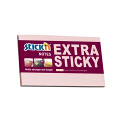 Notes autoadeziv extra sticky, 127mm x 76mm, 90 file/buc, roz pal, Stickn HO-21665