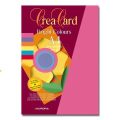 Carton color asortat 6 culori intens, A4, 240g/mp, 24coli/set, Raphael Aurora