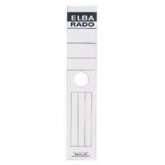 Etichete albe pentru biblioraft suspendabil, 290x59mm, 10/set Elba