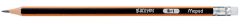 Creion cu guma, B, 851724FC, Black Peps Maped(FSC)