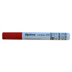 Permanent marker cu vopsea acrilica, rosu, varf 4,5 mm, Paint 3710 Optima