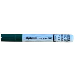 Permanent marker cu vopsea acrilica, verde, varf 4,5 mm, Paint 3710 Optima