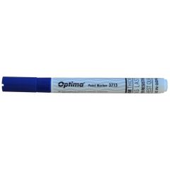 Permanent marker cu vopsea acrilica, albastru, varf 2,0 mm, Paint 3713 Optima