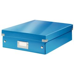 Cutie pentru depozitare 370x281x100mm, albastru, Click & Store Organizer, Wow Leitz