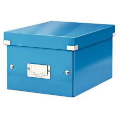 Cutie pentru depozitare 216x160x282 mm, albastru, Wow Click & Store Leitz