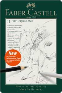 Creion grafit mat, 11piese/set, Pitt Faber Castell- FC115220