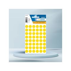 Etichete autoadezive galben, rotunde, diam.13mm, 240buc/set, H1861 HERMA
