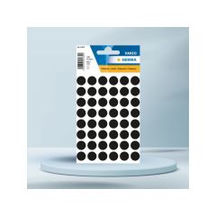 Etichete autoadezive negru, rotunde, diam.13mm, 240buc/set, H1869 HERMA