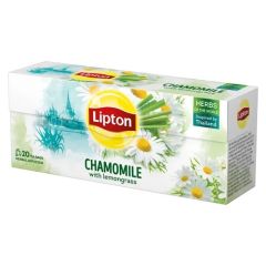 Ceai infuzie de musetel si lemongrass, 20plicuri/cutie, Herbal Lipton