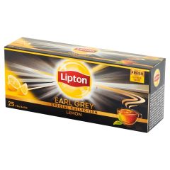 Ceai negru aroma de lamaie Earl Grey, 25plicuri/cutie, Lipton