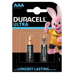 Baterie alcalina, cilindrica, R3, AAA, 2buc/set, Ultra Duracell