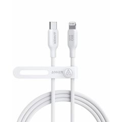 Cablu de date USB-C / Lightning, 1,8m, alb, Bio 541 Anker