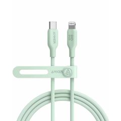 Cablu de date USB-C / Lightning, 0,91m, verde, Bio 541 Anker