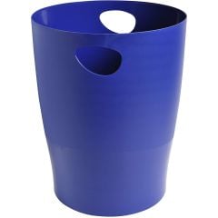 Cos plastic pentru gunoi, albastru, 15L, Eco Exacompta