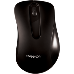 Mouse optic, 3 butoane si 1 scroll, negru, CNE-CMS2SP, Barbone Canyon