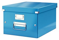 Cutie pentru depozitare, 369x200x281 mm, albastra, WOW Click&Store Leitz