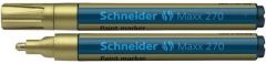Permanent marker cu vopsea auriu, varf 3,0 mm, Maxx 270 Schneider