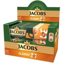 Cafea instant Jacobs 3 in 1 Classic, 24 bucati x15g