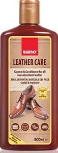 Solutie pentru curatat articole din piele, 500ml, Leather Care Sano