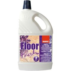 Detergent concentrat, pentru orice tip de pardoseli, 2L, Floor Fresh Liliac Sano