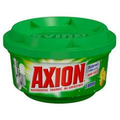 Detergent pasta pentru vase, parfum lamaie, 225g, Axion